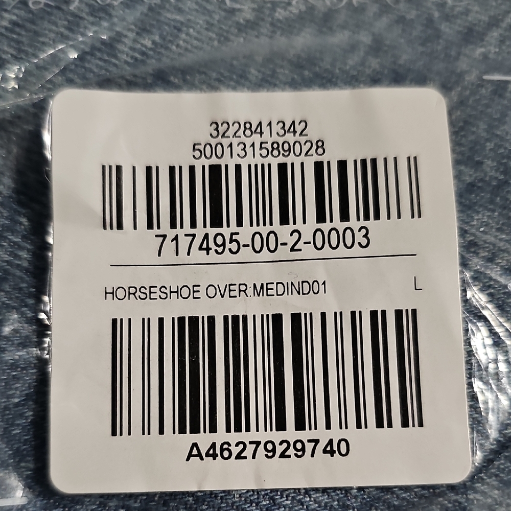 GAP Horseshoe Light Blue Denim Overalls NIB! - Picture 3 of 5